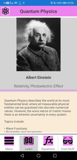 Pure Physicist Screen 2