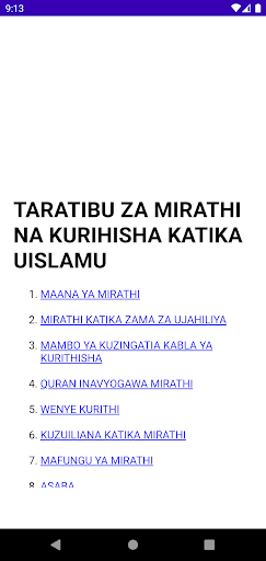 Darsa za fiqh kwa kiswahili Screen 2
