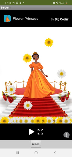 Android application Flower princess screenshort
