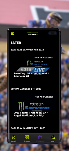 SuperMotocross Video Pass Screen 2