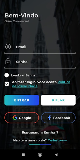 Android application Guia Comercial screenshort