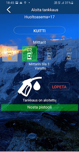 Yritys tankkaus Screen 2