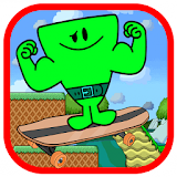 Green Stong Man Run Adventure icon