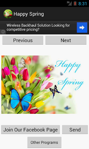 Android application Happy Spring screenshort