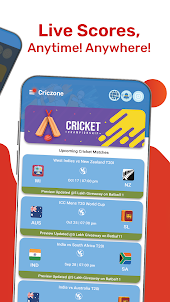 Criczone : Live Cricket Score