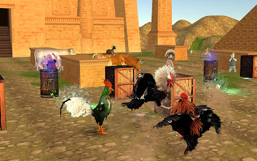 Street Rooster Fight Kung Fu apklade screenshots 2