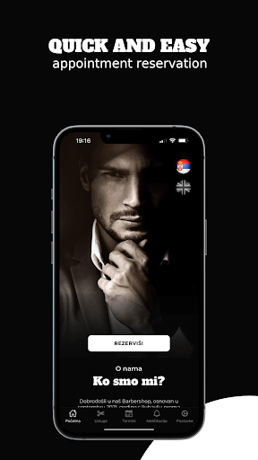 Android application Barbershop Mačak screenshort