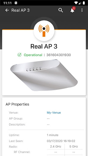Android application RUCKUS Cloud by CommScope screenshort