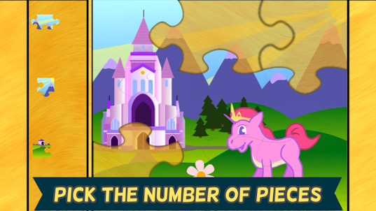 我的小馬遊戲-專為喜愛小馬和獨角獸公主的孩子們設計的拼圖遊戲