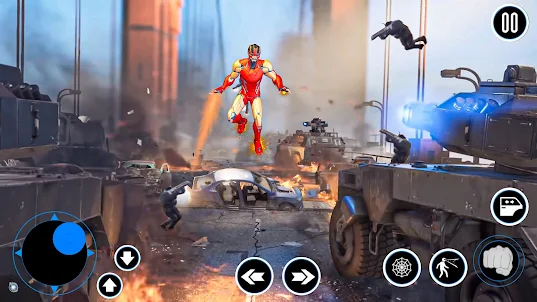 Iron hero man game