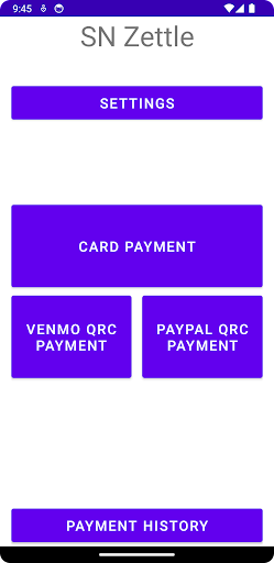Android application SN Zettle POS for Odoo screenshort