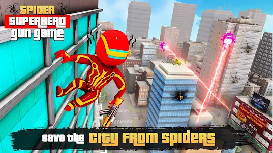 Spider Rope Hero: Gun Fighter