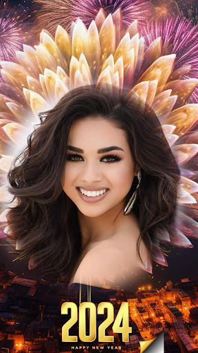 New year photo frame 2024 Screen 2