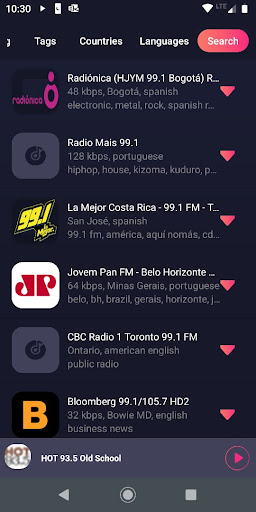 99.1 FM Radio Online App Screen 3