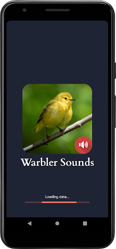 Android application Warbler Bird Sounds screenshort