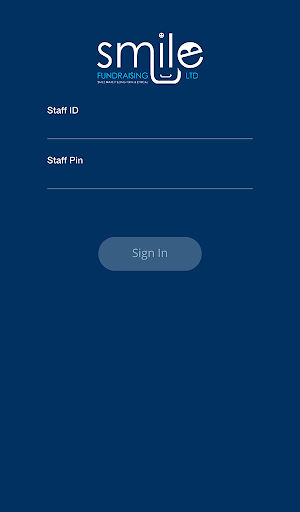 Android application Smile Fundraising App screenshort
