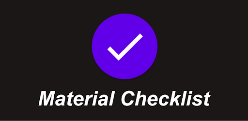 Material Checklist (Library)