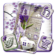 Lavender Heart Launcher Theme