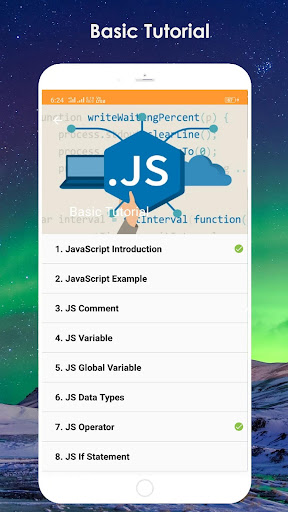 Learn JavaScript Screen 2