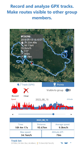 Enduro Tracker - GPS tracker Screen 3