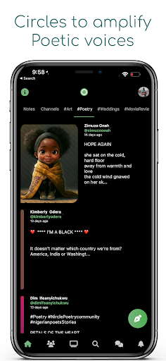 Android application Nircle screenshort