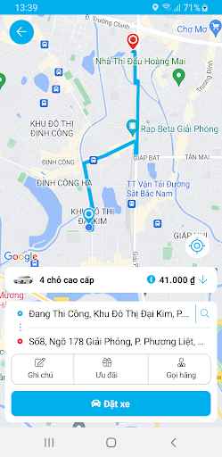 Taxi Thanh Thủy Screen 2