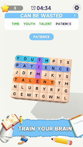 Word Search 3D Classic Puzzle