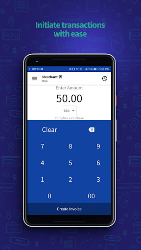 Android application mMoney Merchant screenshort