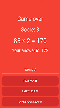 Math Challenge Quiz - Screenshot 3