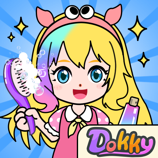 Dokky Life: Hair Salon Games  Icon