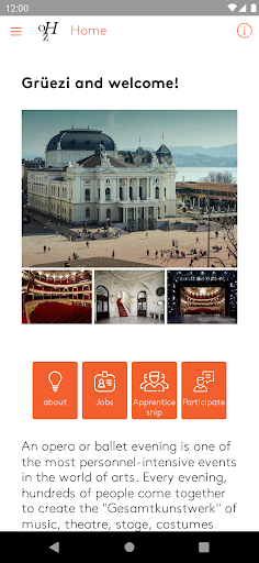 Android application OHZ Backstage screenshort