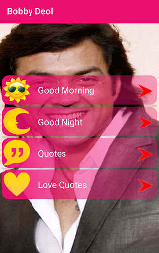 Android application Bobby Deol - Greetings screenshort