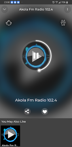 Android application US Akola Fm Radio 102.4 App On screenshort