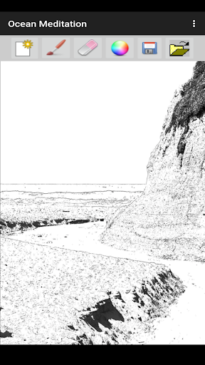 Coloring Book Ocean Meditation Screen 3