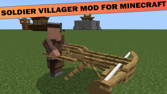 Soldier Villagers mod MCPE