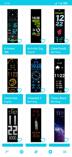 Android application Mi Band 6 Watch Faces screenshort
