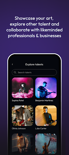 Android application Collab Universe screenshort
