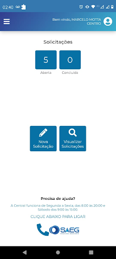 Android application 156 SAEG screenshort