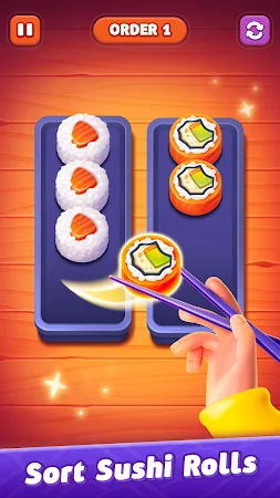 Game screenshot Sushi Sort: Color Sorting Game mod apk