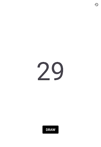 Android application NumberDrawApp screenshort