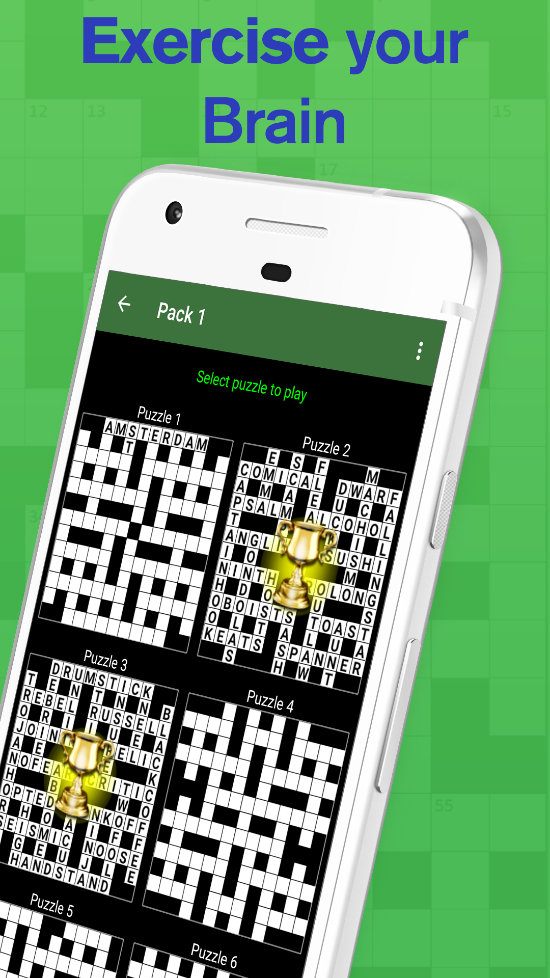 Android application Cryptic Crossword screenshort