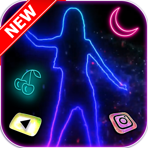 Neon, Dance, Girl Themes, Live Wallpaper Laai af op Windows