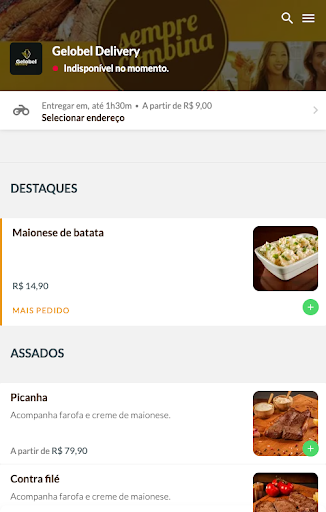 Gelobel Delivery Screen 3