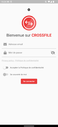 Android application CrossFile screenshort