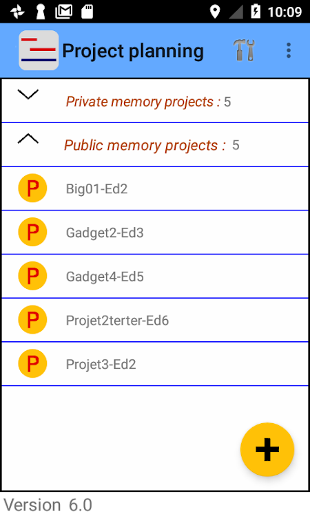 Project planning - New - (Android)