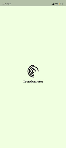 Android application Trendometer screenshort