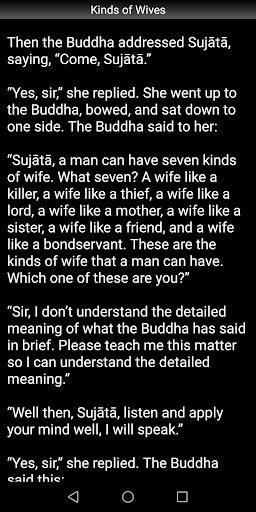 Kinds of Wives - Buddhism Screen 3