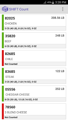 SmartLynX Counts Screen 3
