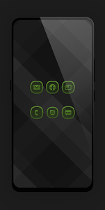 Matte Glass Green Icon Pack