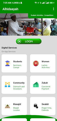 Android application Alhidaayah Mobile screenshort